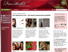 Tablet Screenshot of frauenhandbuch.com